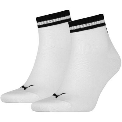 Puma Men Quarter White/Black 2-pack-39-42 Puma Men Quarter White/Black 2-pack-39-42