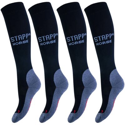 STAPP Horse Paardrijsokken Deocell 4-pack Marine-35/38 STAPP Horse Paardrijsokken Deocell 4-pack Marine-35/38