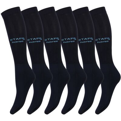 STAPP Horse Paardrijsokken Ultra Fine 6-pack Marine-35/42 STAPP Horse Paardrijsokken Ultra Fine 6-pack Marine-35/42