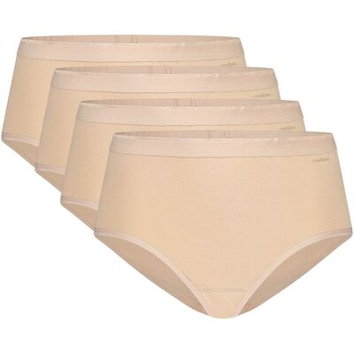 Ten Cate Basics Midi Slip 4-pack Beige-XL Ten Cate Basics Midi Slip 4-pack Beige-XL
