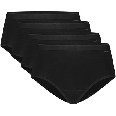 Ten Cate Basics Midi Slip 4-pack Zwart-L Ten Cate Basics Midi Slip 4-pack Zwart-L