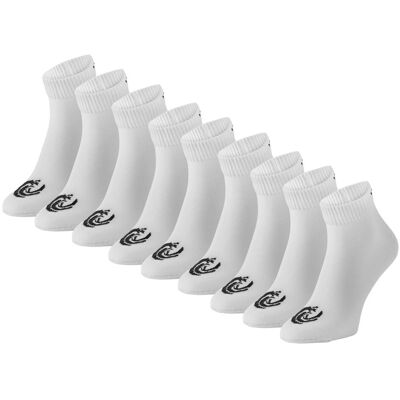 Vinnie-G Quartersokken 9-pack Wit-35/38 Vinnie-G Quartersokken 9-pack Wit-35/38