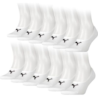 Puma Footies 12-pack Unisex Wit-35/38 Puma Footies 12-pack Unisex Wit-35/38