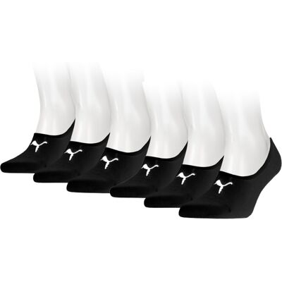 Puma Footies 6-pack Unisex Zwart-39/42 Puma Footies 6-pack Unisex Zwart-39/42