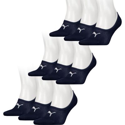Puma Footies 9-pack Unisex Navy-39/42 Puma Footies 9-pack Unisex Navy-39/42