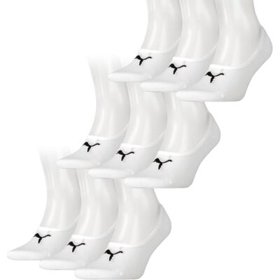 Puma Footies 9-pack Unisex Wit-39/42 Puma Footies 9-pack Unisex Wit-39/42