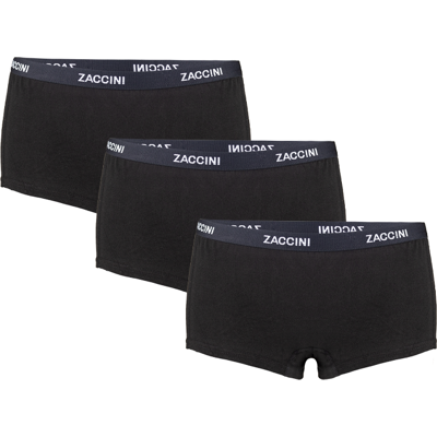 Zaccini Dames Shorts 3-pack Black-XS Zaccini Dames Shorts 3-pack Black-XS