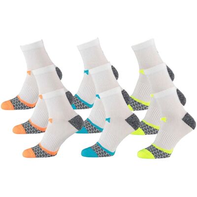Xtreme Hardloop Sokken 9-pack Multi White-35/38 Xtreme Hardloop Sokken 9-pack Multi White-35/38