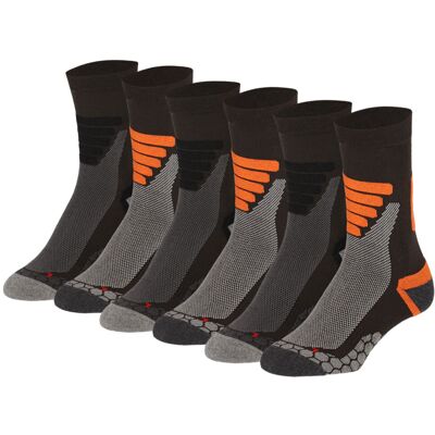 Xtreme Wandelsokken 6-pack Multi Green-35/38 Xtreme Wandelsokken 6-pack Multi Green-35/38