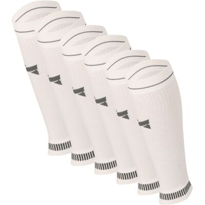 Xtreme Compressie Kuit Sleeves 6-pack Multi White-35/38 Xtreme Compressie Kuit Sleeves 6-pack Multi White-35/38
