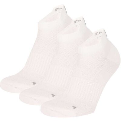 Xtreme Fitness Sneakersokken 3-pack wit-35/38 Xtreme Fitness Sneakersokken 3-pack wit-35/38