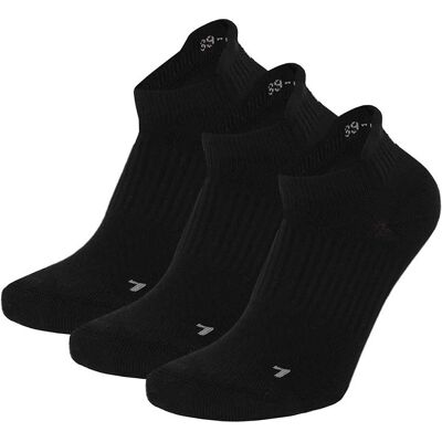 Xtreme Fitness Sneakersokken 3-pack Zwart-35/38 Xtreme Fitness Sneakersokken 3-pack Zwart-35/38