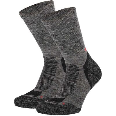 Xtreme Hiking Sokken Wol 2-pack Multi Antraciet-39/42 Xtreme Hiking Sokken Wol 2-pack Multi Antraciet-39/42