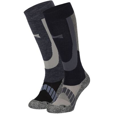 Xtreme Skisokken Unisex 2-pack Multi Navy-39/42 Xtreme Skisokken Unisex 2-pack Multi Navy-39/42