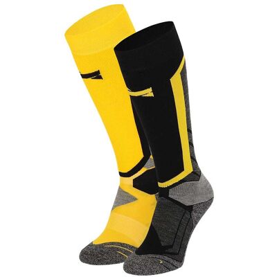 Xtreme Snowboard Sokken 2-pack Multi Yellow-35/38 Xtreme Snowboard Sokken 2-pack Multi Yellow-35/38