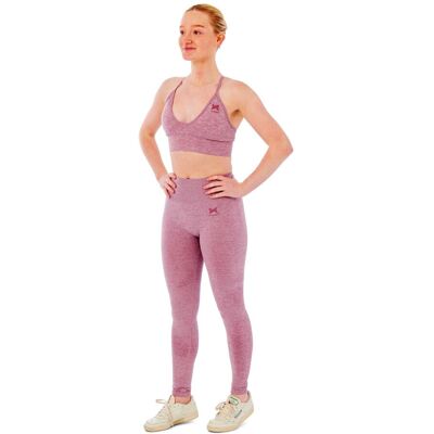 Xtreme Sportswear Dames Sportset - Sportlegging + Sport BH - Roze-M Xtreme Sportswear Dames Sportset - Sportlegging + Sport BH - Roze-M