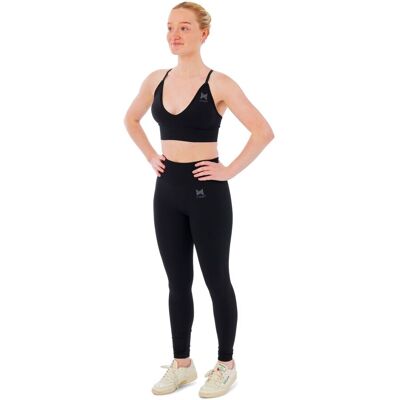Xtreme Sportswear Dames Sportset - Sportlegging + Sport BH - Zwart-XL Xtreme Sportswear Dames Sportset - Sportlegging + Sport BH - Zwart-XL