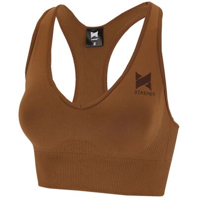 Xtreme Sportswear Sporttop Dames Cognac-S Xtreme Sportswear Sporttop Dames Cognac-S