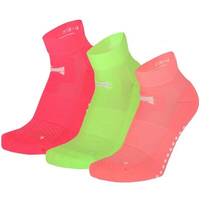 Xtreme Yoga Sokken 3-pack Neon-39/42 Xtreme Yoga Sokken 3-pack Neon-39/42