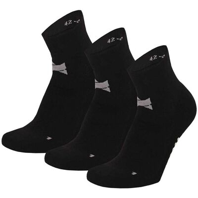 Xtreme Yoga Sokken 3-pack Zwart-35/38 Xtreme Yoga Sokken 3-pack Zwart-35/38