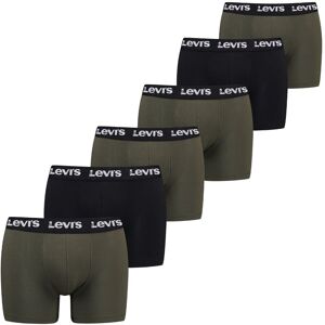 Levi's Boxershorts Repeat Logo 6-pack Khaki-XL Levi's Boxershorts Repeat Logo 6-pack Khaki-XL