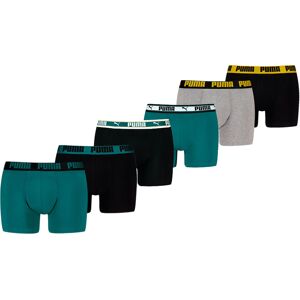 Puma Boxershorts 6-pack Seagreen / Black-L Puma Boxershorts 6-pack Seagreen / Black-L