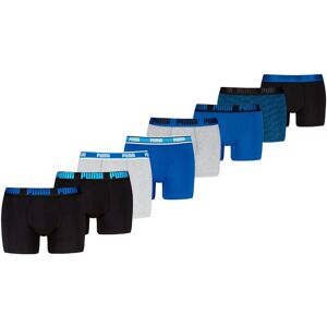 Puma Boxershorts 8-pack Black / Blue / Grey Melange-XL Puma Boxershorts 8-pack Black / Blue / Grey Melange-XL