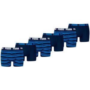 Puma Boxershorts Everyday Heritage Stripe 6-pack True Blue Combo-M Puma Boxershorts Everyday Heritage Stripe 6-pack True Blue Combo-M