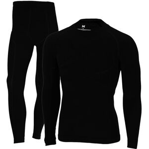 Xtreme Thermoset Heren Merino Wol - Thermoshirt + Thermolegging - Black Melange-L Xtreme Thermoset Heren Merino Wol - Thermoshirt + Thermolegging - Black Melange-L