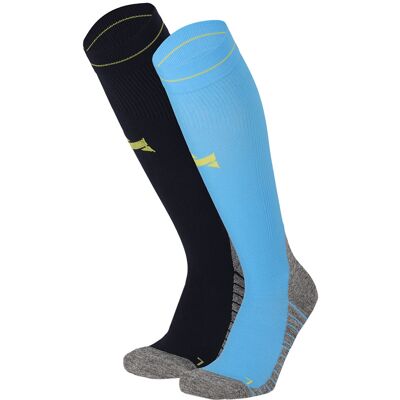 Xtreme Compressie Sokken Hardlopen 2-pack Multi Navy-45/47 Xtreme Compressie Sokken Hardlopen 2-pack Multi Navy-45/47