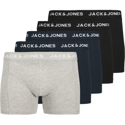 Jack & Jones Boxershorts JACANTHNONY Trunks 5-pack Navy / Black-L Jack & Jones Boxershorts JACANTHNONY Trunks 5-pack Navy / Black-L