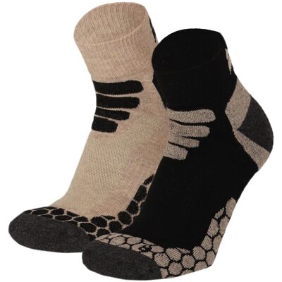 Xtreme Wandelsokken Quarter 2-pack Multi Beige-45/47 Xtreme Wandelsokken Quarter 2-pack Multi Beige-45/47