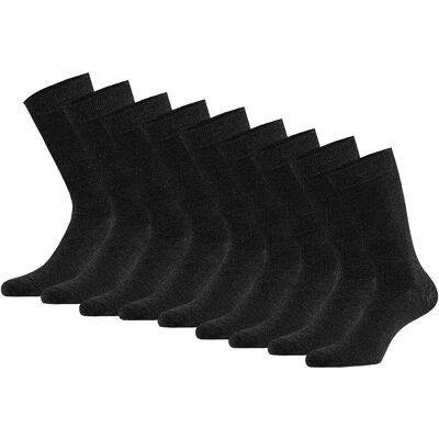 Apollo Sokken Basic Bamboo Antraciet Melange 9-pack-43/46 Apollo Sokken Basic Bamboo Antraciet Melange 9-pack-43/46