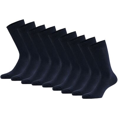 Apollo Sokken Basic Bamboo Navy 9-pack-35/38 Apollo Sokken Basic Bamboo Navy 9-pack-35/38