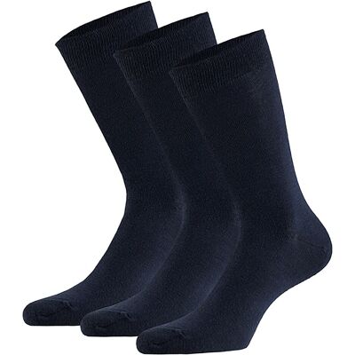 Apollo Sokken Basic Bamboo Navy 3-pack-39/42 Apollo Sokken Basic Bamboo Navy 3-pack-39/42