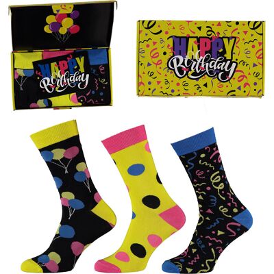 Apollo Sokken Giftbox Verjaardag Heren Cakes & Confetti met gratis wenskaart Apollo Sokken Giftbox Verjaardag Heren Cakes & Confetti met gratis wenskaart