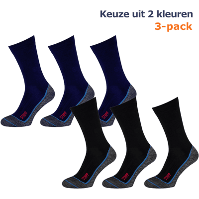 STAPP Wandelsokken Techno Boston Cool 3-pack Marine-47/50 STAPP Wandelsokken Techno Boston Cool 3-pack Marine-47/50