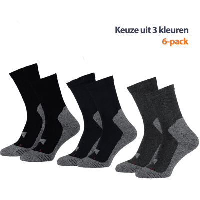 Xtreme Hiking Sokken 6-pack Multi Marine-45/47 Xtreme Hiking Sokken 6-pack Multi Marine-45/47