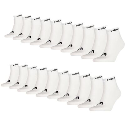 Head Quarter sokken 20-pack Wit-43/46 Head Quarter sokken 20-pack Wit-43/46