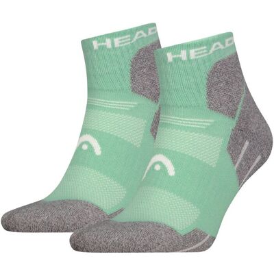 HEAD Wandelsokken All Climates Hiking Quarter 2-pack Licht Groen - 35/38 HEAD Wandelsokken All Climates Hiking Quarter 2-pack Licht Groen - 35/38