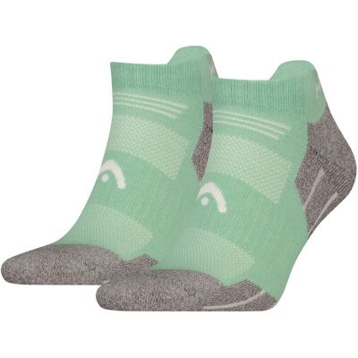 HEAD - All Climates Hiking Sneaker 2-pack - Lichtgroen - 43/46 - Sokken HEAD - All Climates Hiking Sneaker 2-pack - Lichtgroen - 43/46 - Sokken