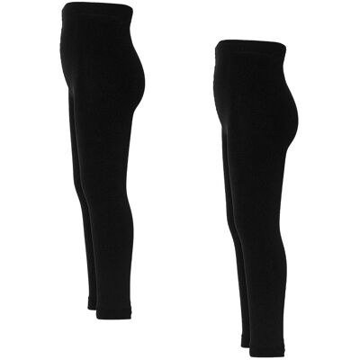 Heatkeeper Kinder Thermo Legging Basic 2-pack Zwart-122/134 Heatkeeper Kinder Thermo Legging Basic 2-pack Zwart-122/134