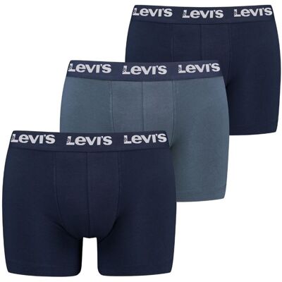 Levi's Boxershorts Repeat Logo 3-pack Navy-S Levi's Boxershorts Repeat Logo 3-pack Navy-S