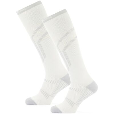 Poederbaas Skisokken Lightweight 2-pack Wit-43/46 Poederbaas Skisokken Lightweight 2-pack Wit-43/46