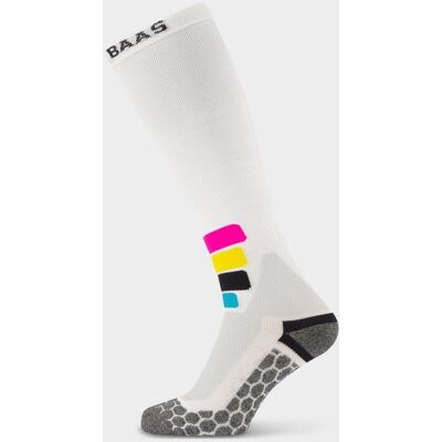 Poederbaas Skisokken Compressie Technical Pro Merino Wit-43/46 Poederbaas Skisokken Compressie Technical Pro Merino Wit-43/46