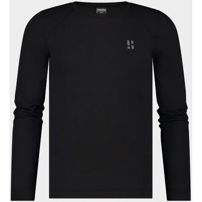 Poederbaas Thermoshirt Heren Lightweight Zwart-S Poederbaas Thermoshirt Heren Lightweight Zwart-S