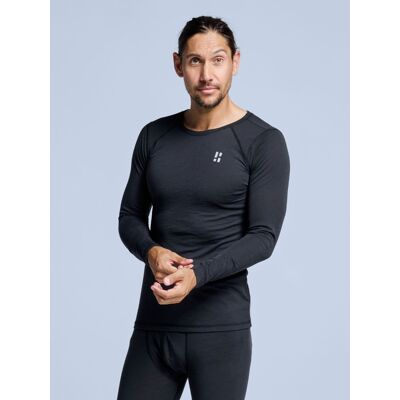 Poederbaas Thermoshirt Merinowol Heren Zwart-L Poederbaas Thermoshirt Merinowol Heren Zwart-L