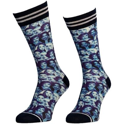 Sock My Feet Sokken Heren Pretty Faces-43/46 Sock My Feet Sokken Heren Pretty Faces-43/46