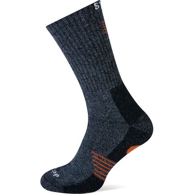 STAPP Wandelsokken Techno Bamboo Dark Grey Orange-47/50 STAPP Wandelsokken Techno Bamboo Dark Grey Orange-47/50