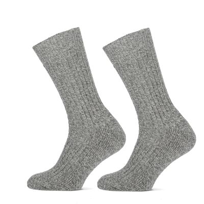 STAPP Werksokken Heren Yellow Norwegian 2-pack Grey Melange-43/46 STAPP Werksokken Heren Yellow Norwegian 2-pack Grey Melange-43/46